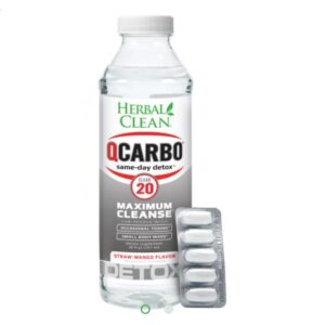Herbal Clean QCarbo 20oz Clear Maximum Cleanse